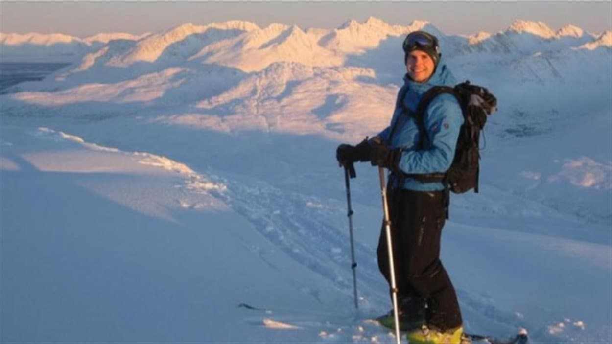 Le skieur David Morissette dans la région de White Pass, au sud de Whitehorse au Yukon.