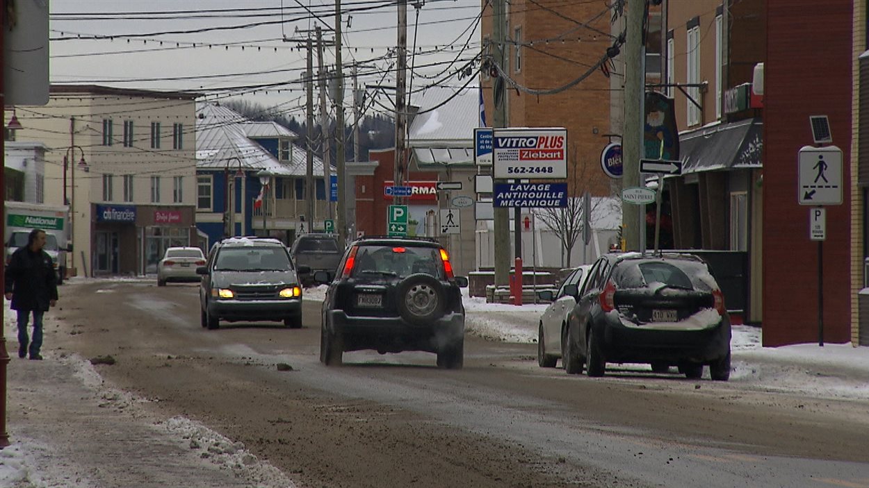 Le centre ville de Matane