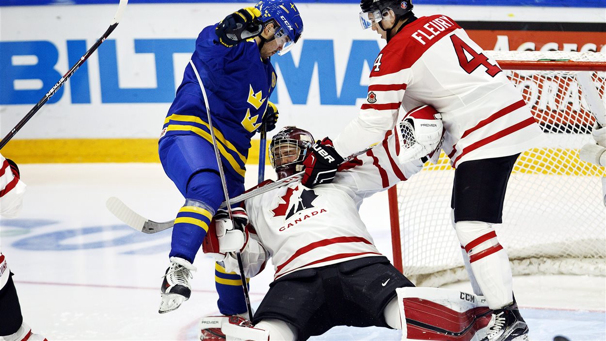 Mackenzie Blackwood, gardien pour Équipe Canada junior