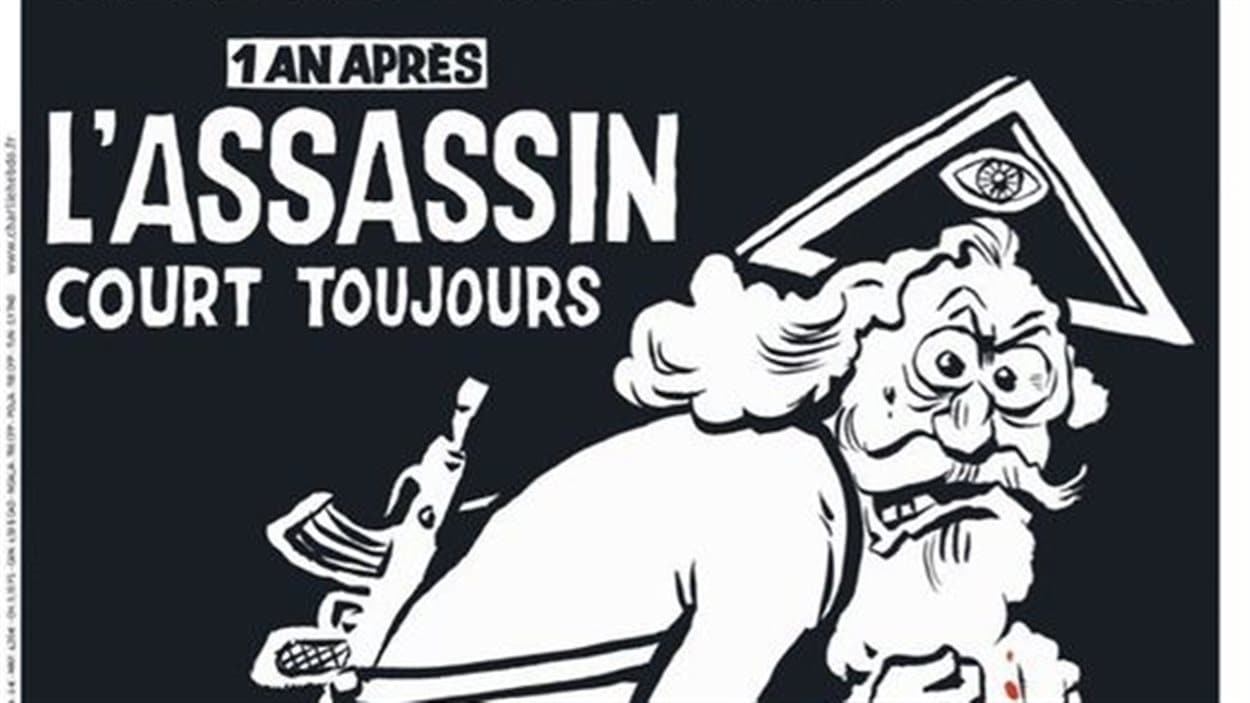 Le Numero Anniversaire De Charlie Hebdo Qui Commemore La Tuerie Arrive En Kiosque Un Acte De Guerre Contre Charlie Hebdo Radio Canada Ca