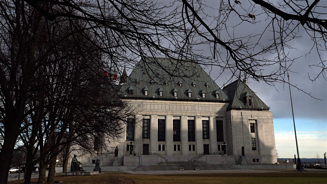 La Cour suprême du Canada à Ottawa.