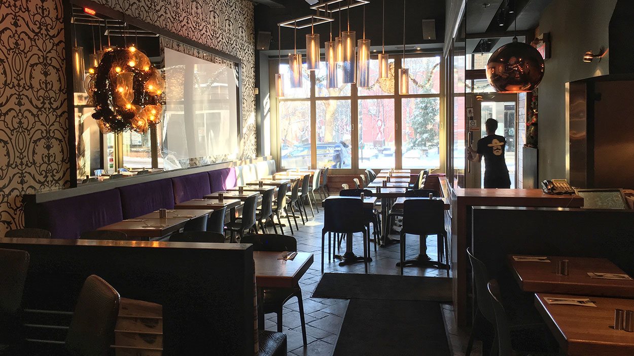 Le restaurant Saloon à Montréal