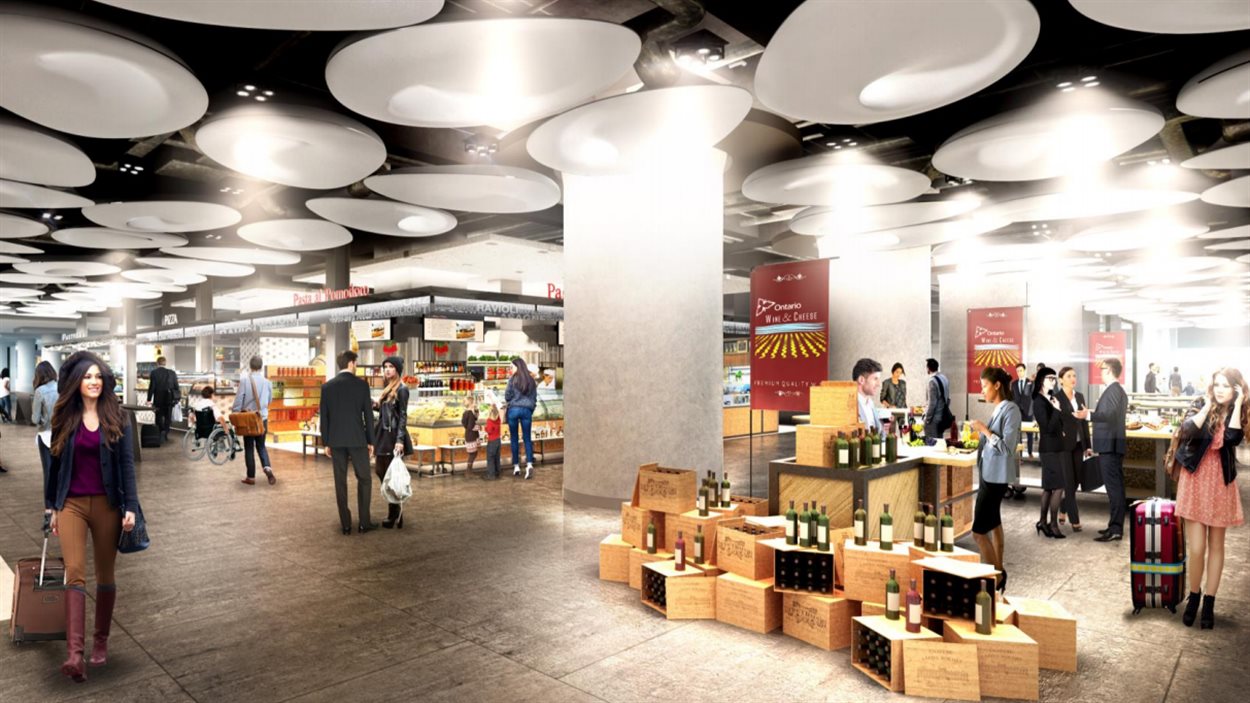 Une nouvelle aire de restauration planifiée à la gare Union RadioCanada