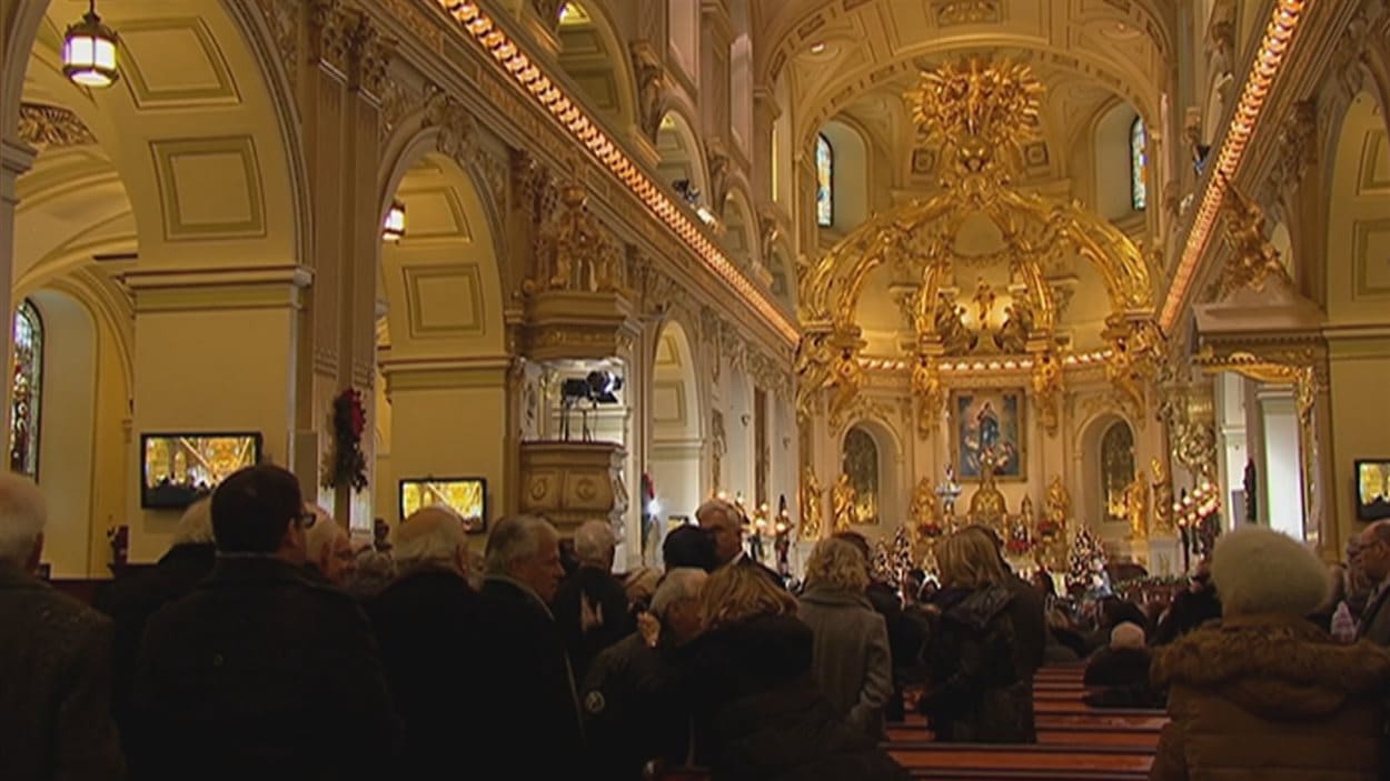 La cérémonie a été célébrée à la basilique-cathédrale Notre-Dame de Québec