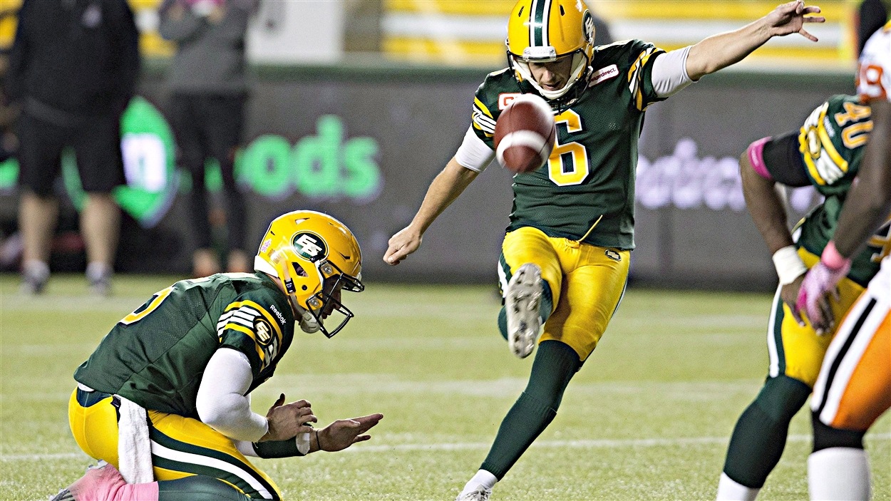 Sean Whyte reste avec les Eskimos | Radio-Canada
