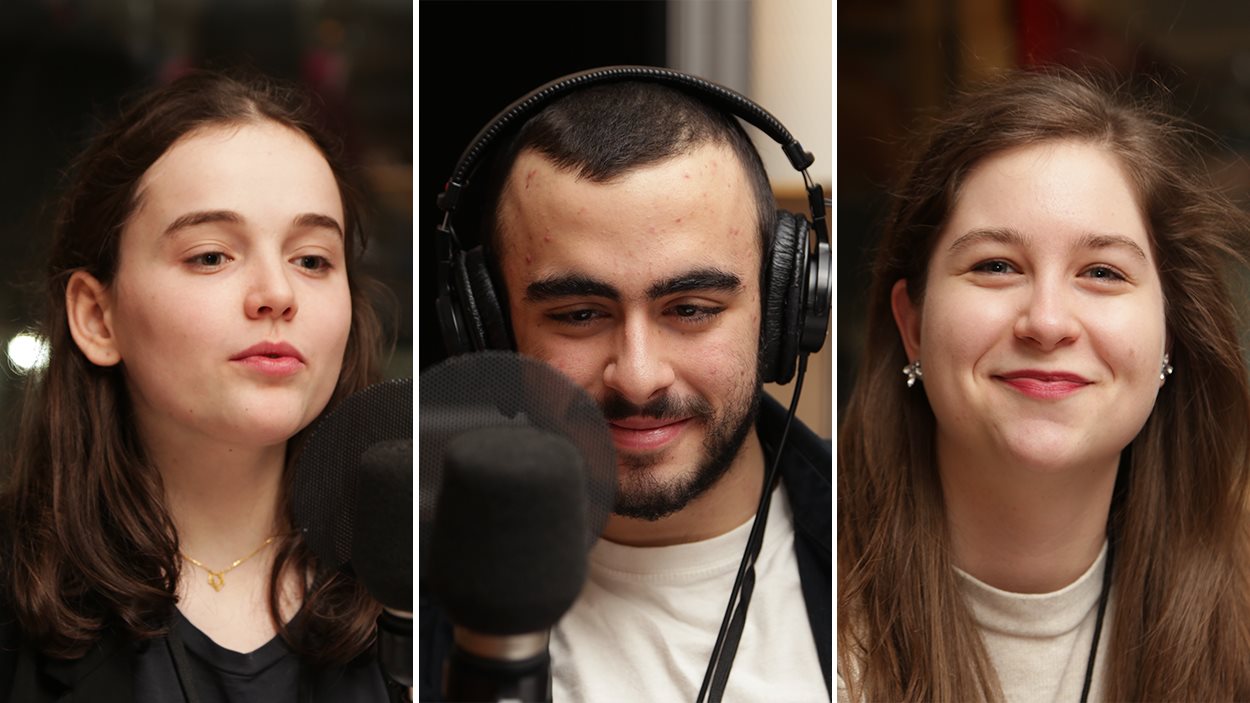Laurence Tremblay, Gali Bonin et Geneviève Péladeau