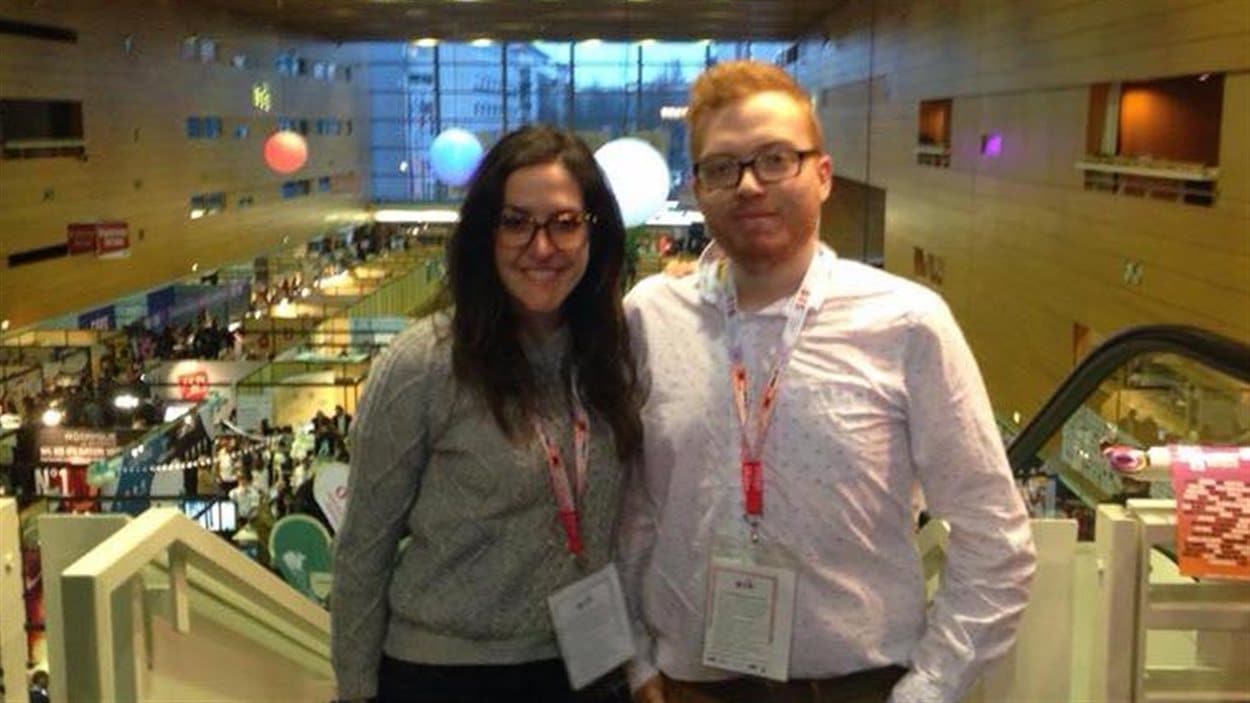Marc-Antoine Dufresne et Marielle-Dominique Jobin à la Cité des Congrès de Nantes