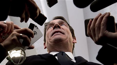 Le chef du Parti québécois Pierre Karl Péladeau