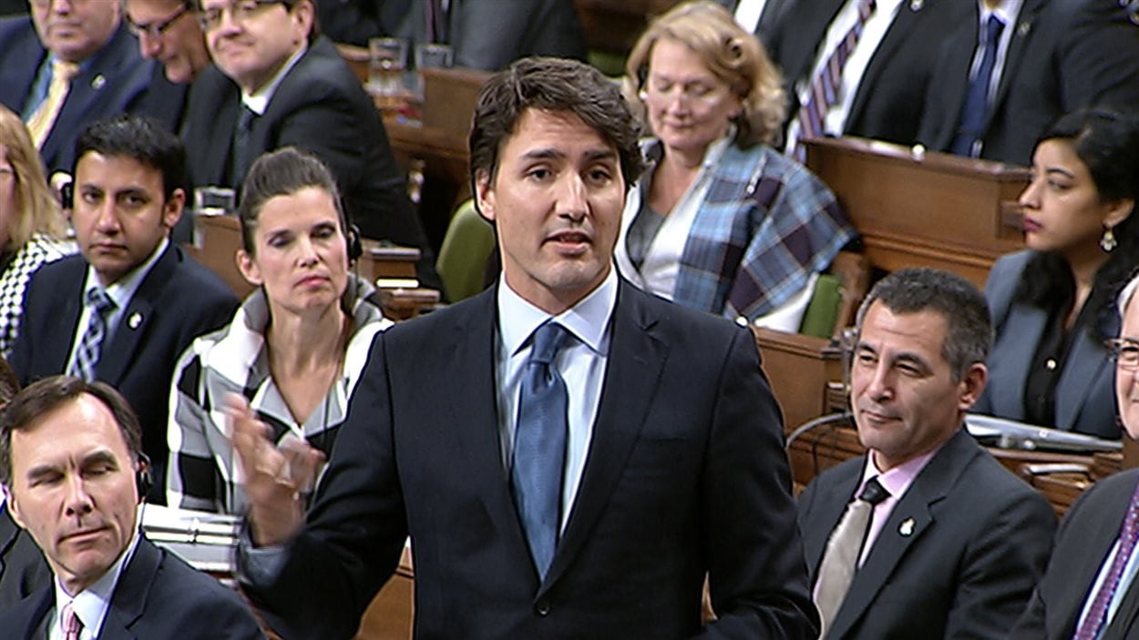 Le premier ministre Justin Trudeau a répondu aux question des ses adversaires.