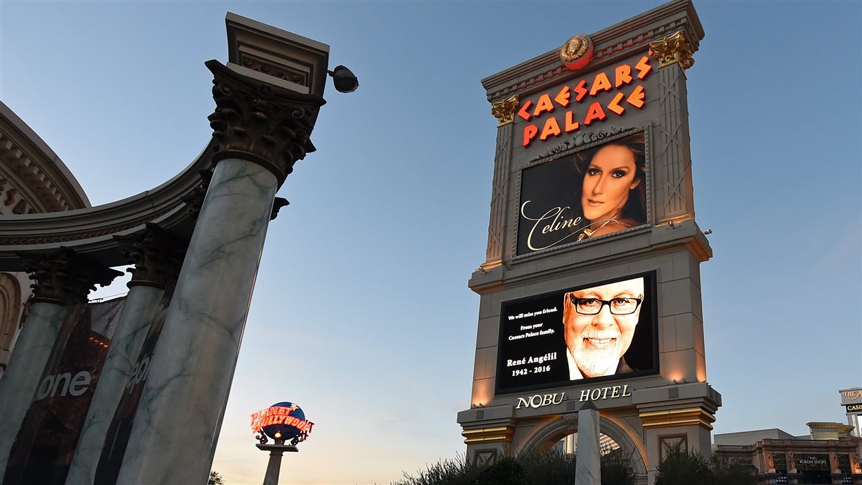 Le Caesars Palace, à Las Vegas, au lendemain du décès de René Angélil