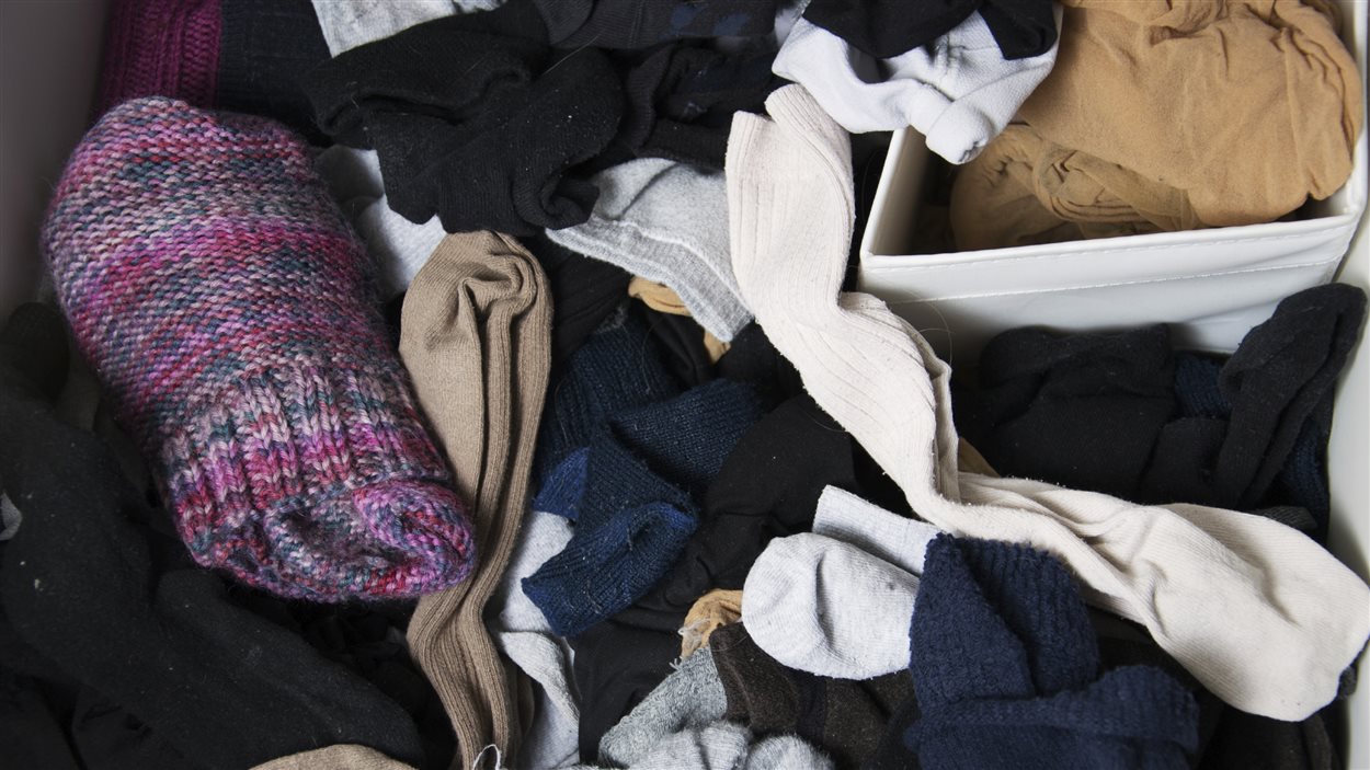 Chaussettes en désordre