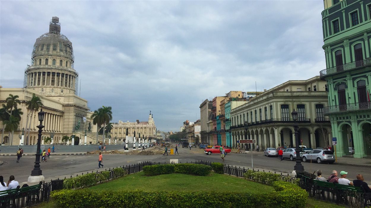 La rue Prado, au centre de La Havane