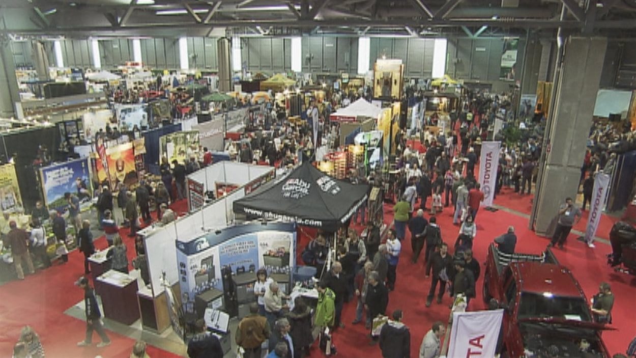 Présence fransaskoise au salon chasse et pêche de Montréal RadioCanada