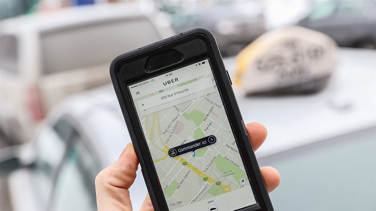 L'application Uber à Québec