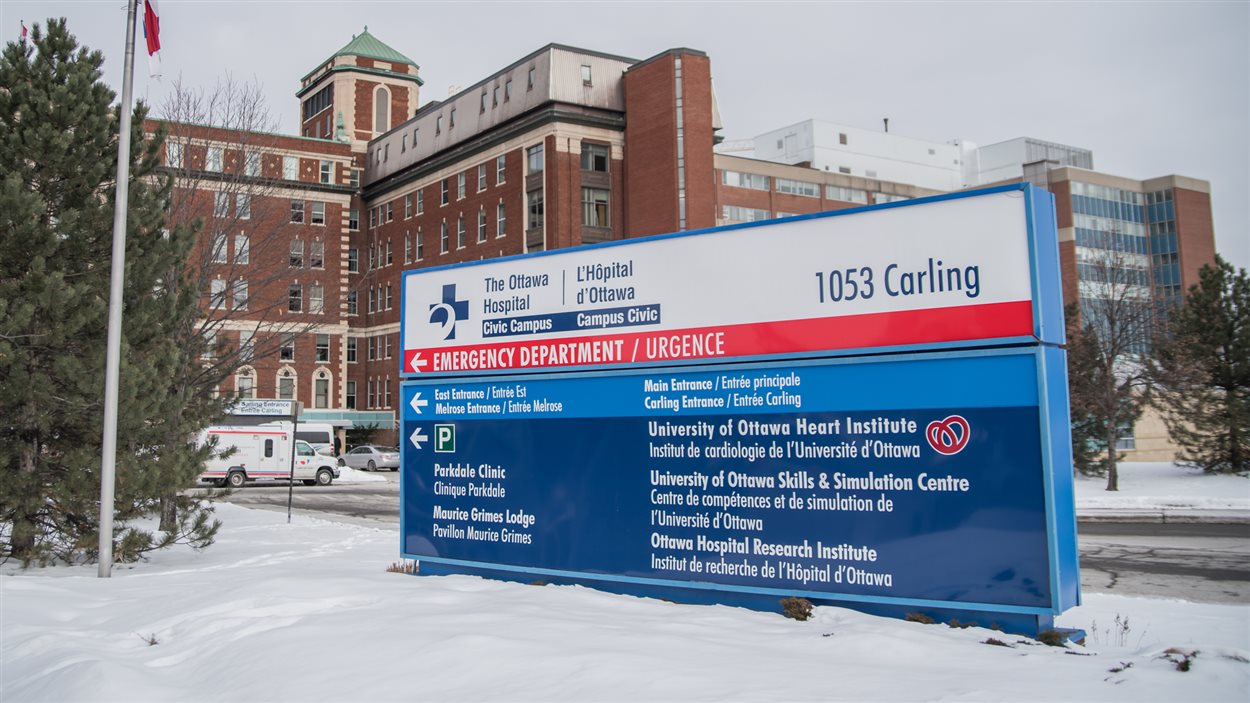 Le campus Civic de l'Hôpital d'Ottawa est situé sur l'avenue Carling.