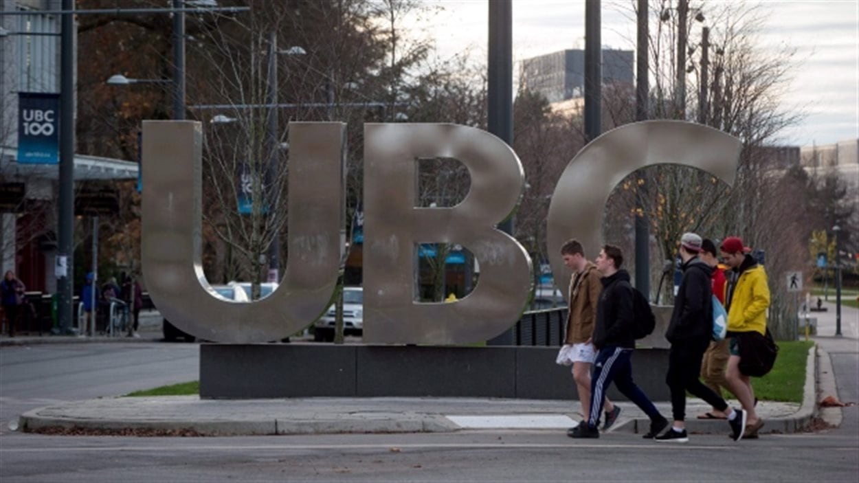Le campus de l'Université de la Colombie-Britannique