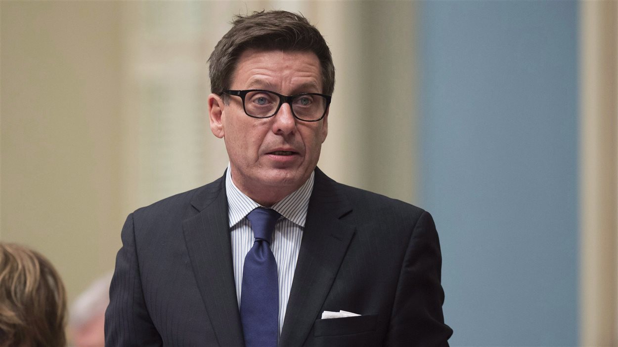 Le ministre Pierre Moreau, en décembre 2015