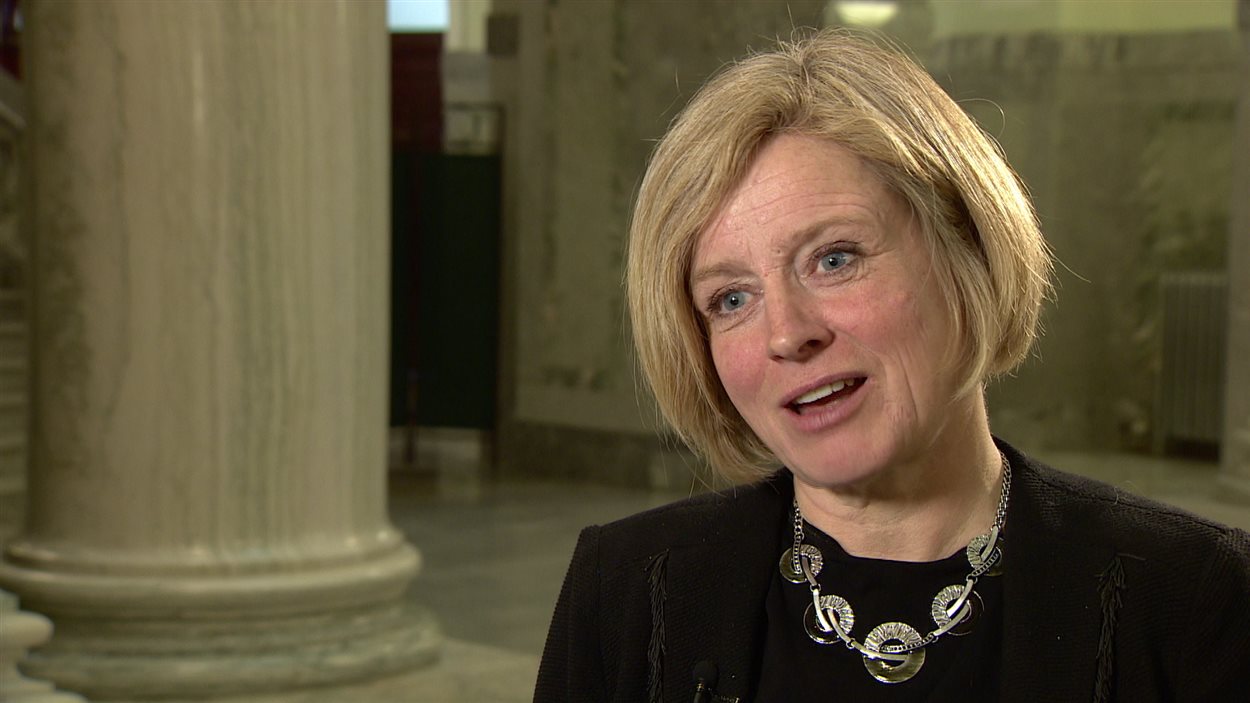 Rachel Notley, première ministre de l'Alberta.