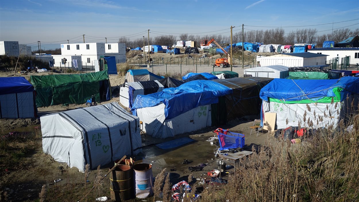 La « Jungle », le camp de migrants au Pas de Calais