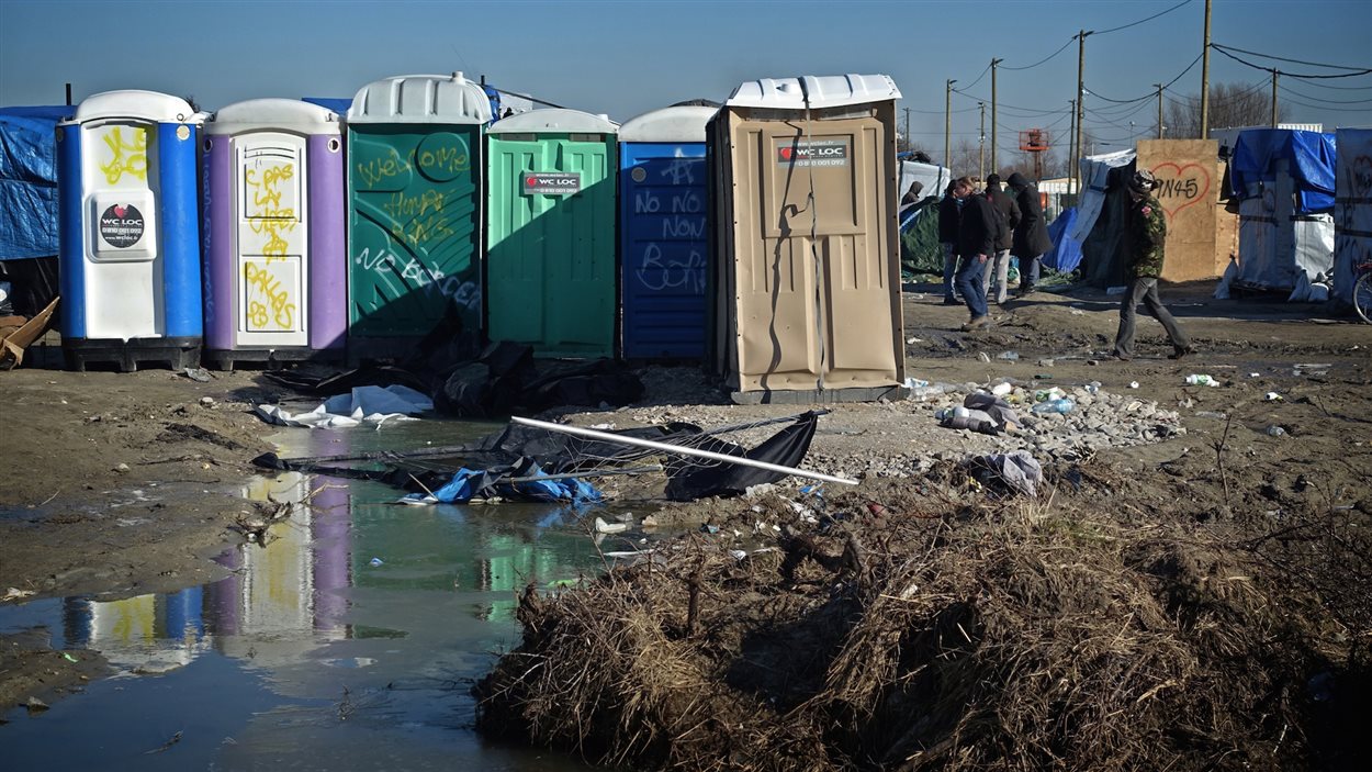 La « Jungle », le camp de migrants au Pas de Calais