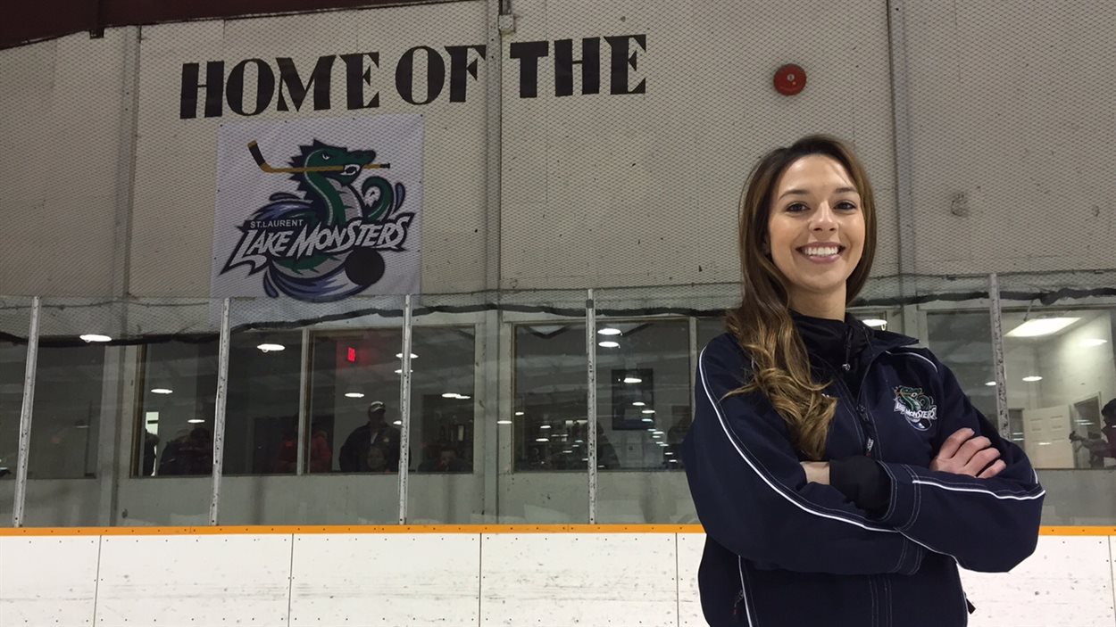 Wendy Scharf a pris la tête du comité qui a défend la candidature du village de Saint-Laurent au concours Kraft Hockeyville 2016.