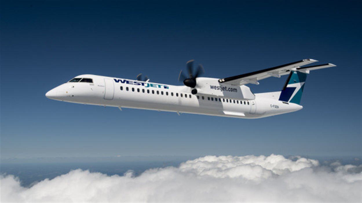 avion de WestJet