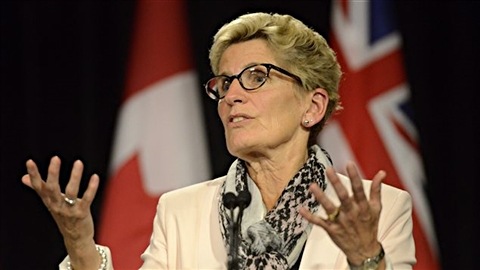 La première ministre de l'Ontario Kathleen Wynne
