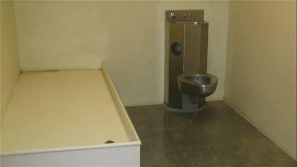 L'intérieur d'une cellule de la prison de Guantanamo