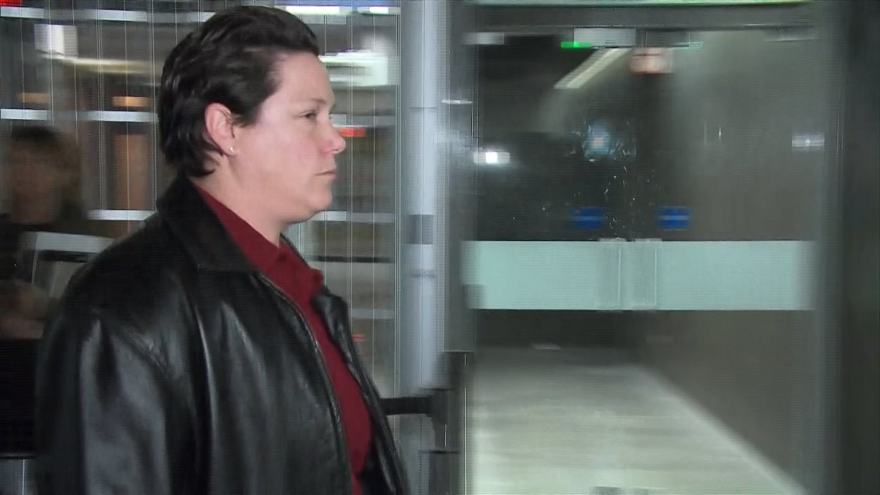 Stéfanie Trudeau au palais de justice de Montréal