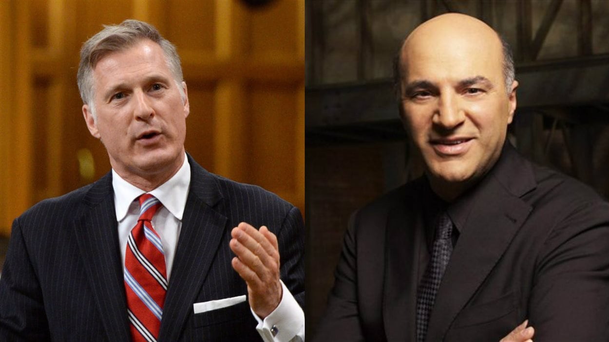 Maxime Bernier et Kevin O'Leary.