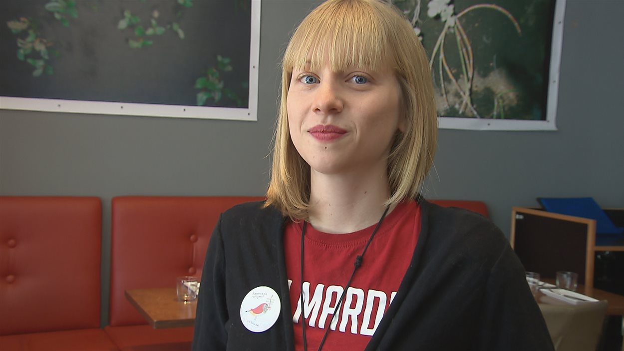 Milena Babin souhaite instaurer un climat accueillant pour les réfugiés à Québec.