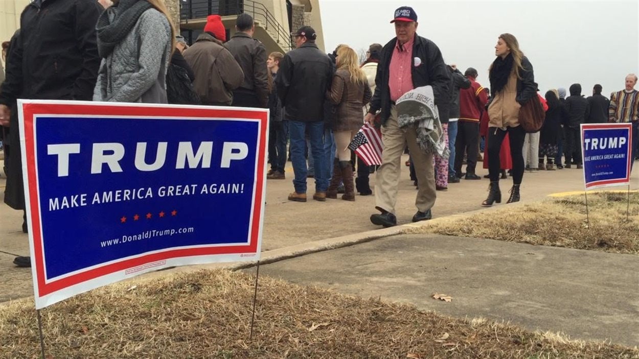 Un rassemblement pro-Trump à Tulsa, en Oklahoma, le 20 janvier 2016.