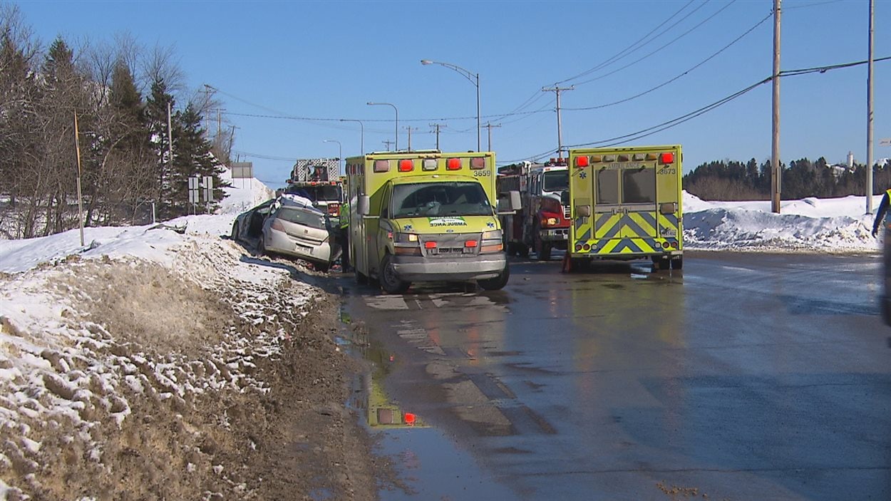 Deux blessés graves dans un accident