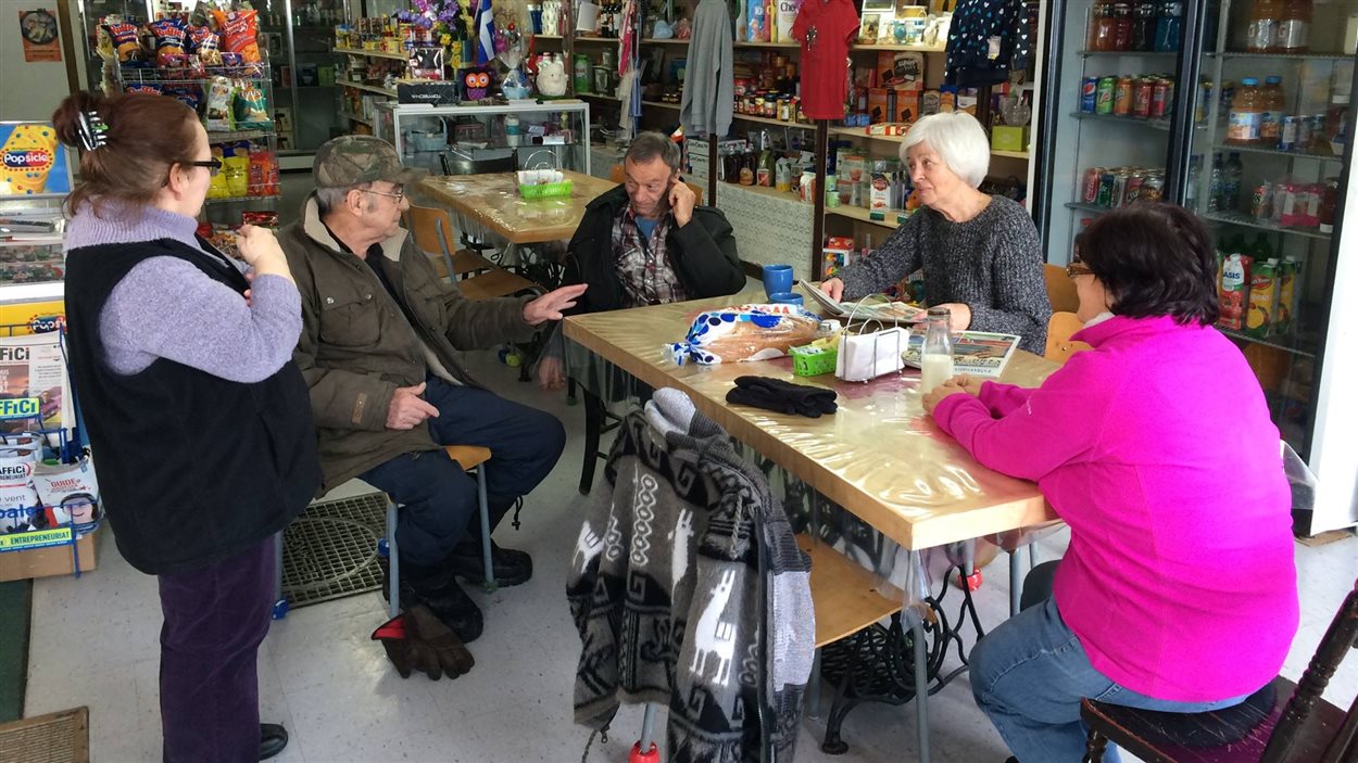 Le cœur du village de SaintAndrédeRestigouche palpite grâce à sa