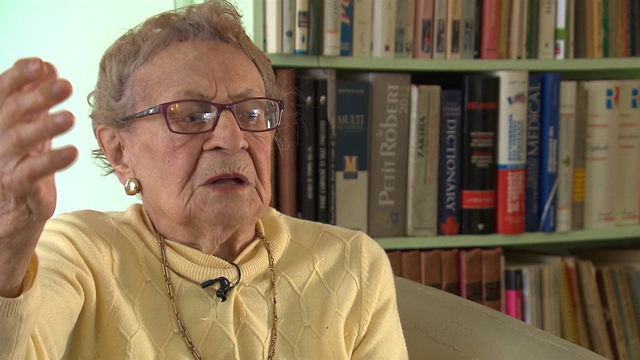 Annette Côté-Savoie a 105 ans.