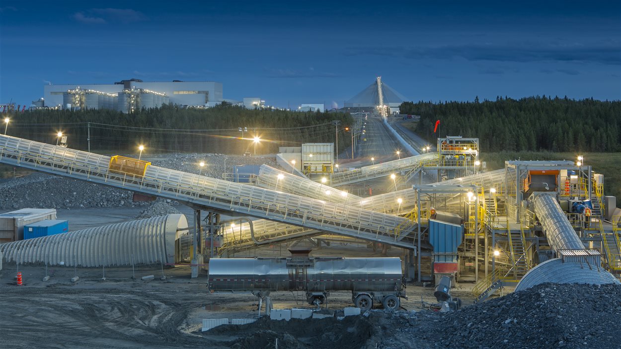 La mine Canadian Malartic