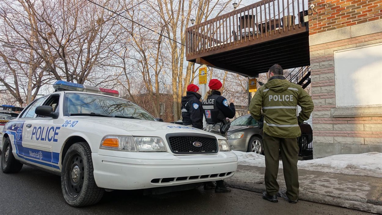 Opération policière anti-drogue à Montréal
