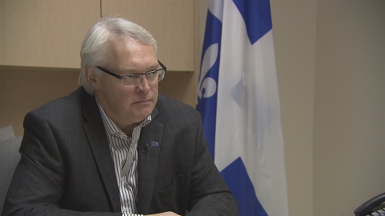Le député de Gaspé, Gaétan Lelièvre