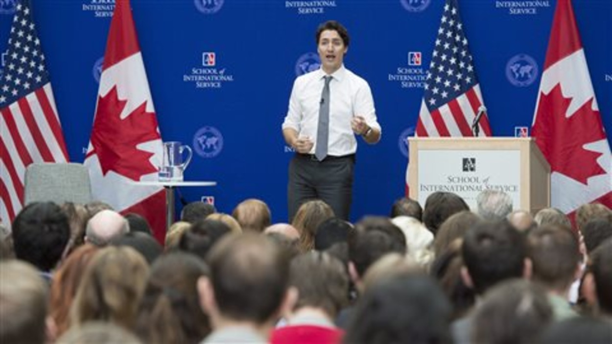 Justin Trudeau Répond Aux Questions Des étudiants De Lamerican University Radio Canada 8577