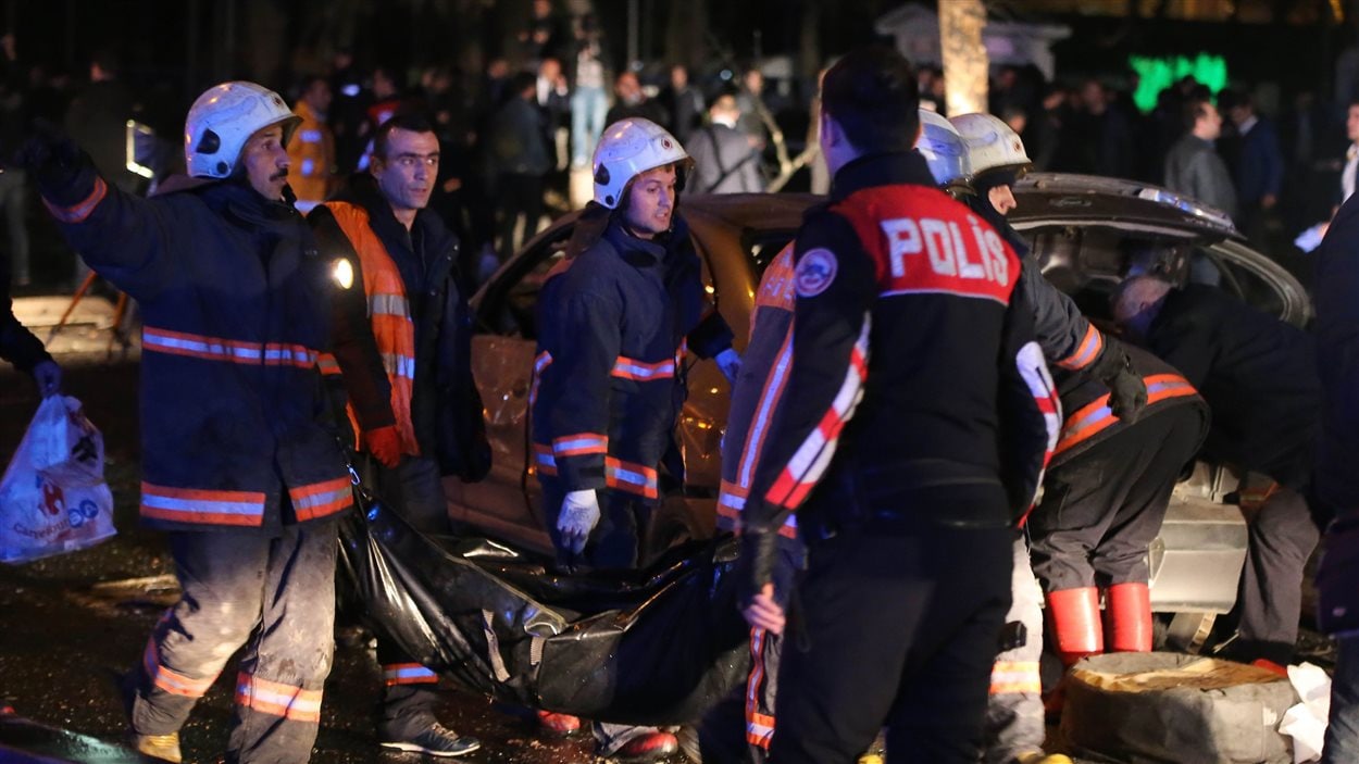 Une explosion a secoué dimanche le centre d'Ankara, la capitale de la Turquie.