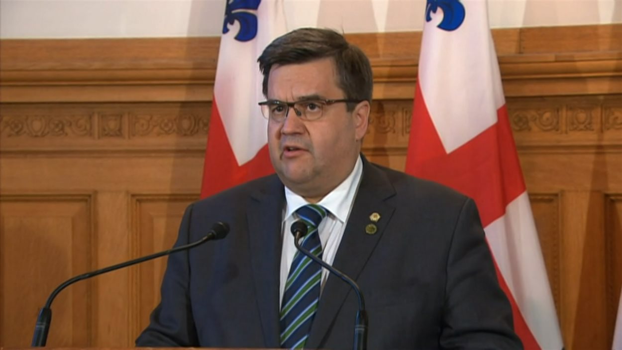 Le maire de Montréal, Denis Coderre