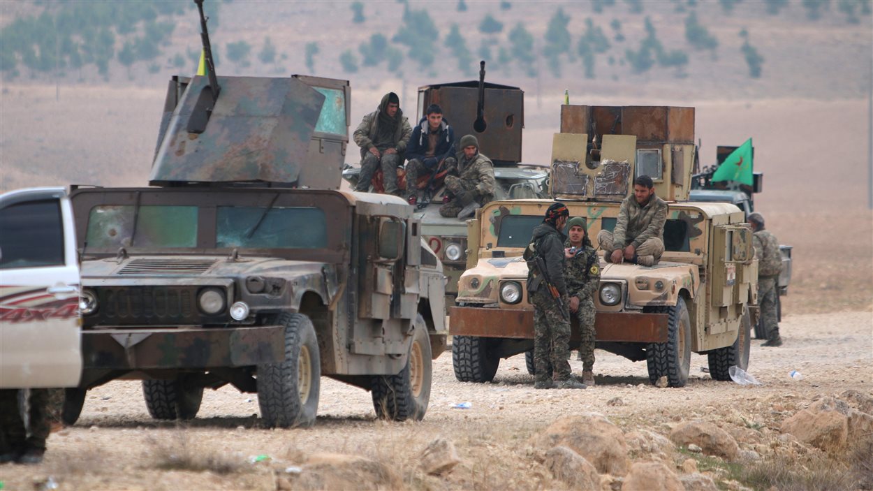 Combattants kurdes en Syrie