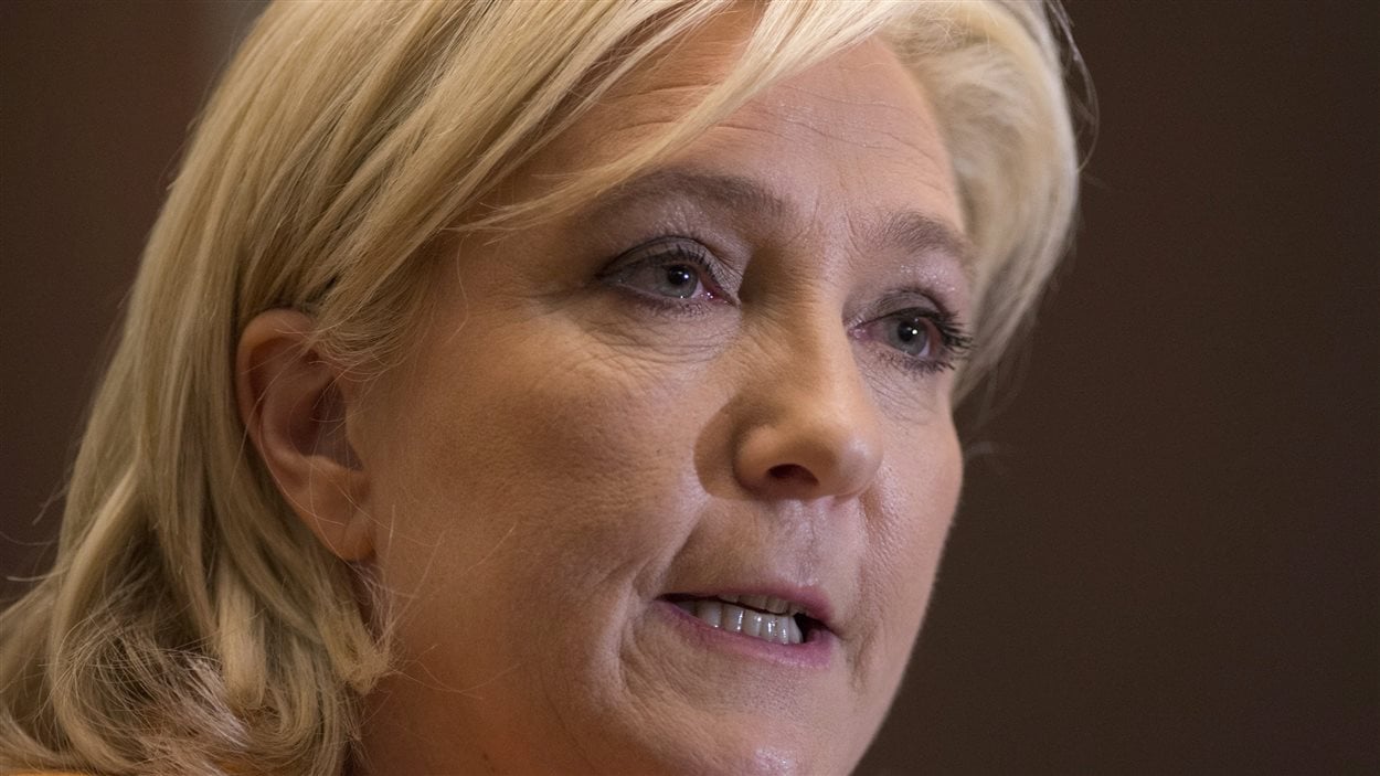 Marine Le Pen à Québec, le 20 mars.