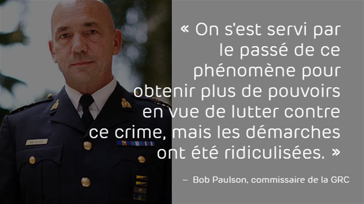 Bob Paulson, le patron de la GRC.