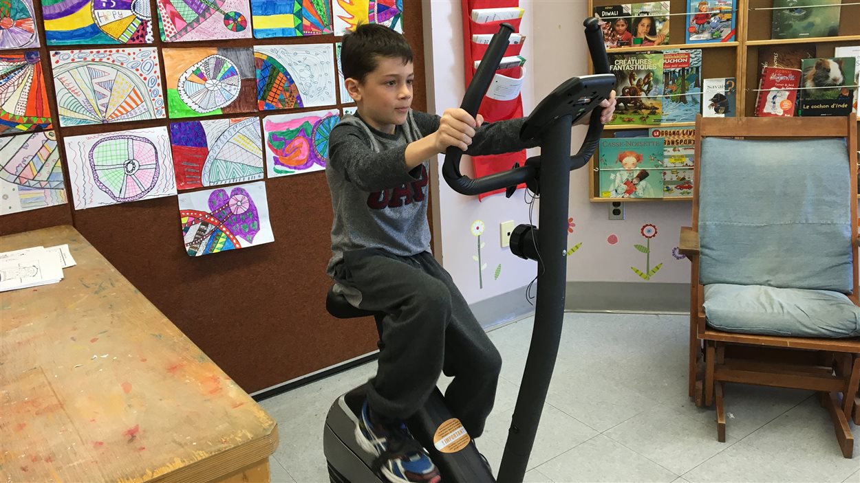 L'école du Bois Joli de Trois-Rivières Ouest achètera 20 vélos spining pour que chacune des classes puisse avoir son propre vélo.