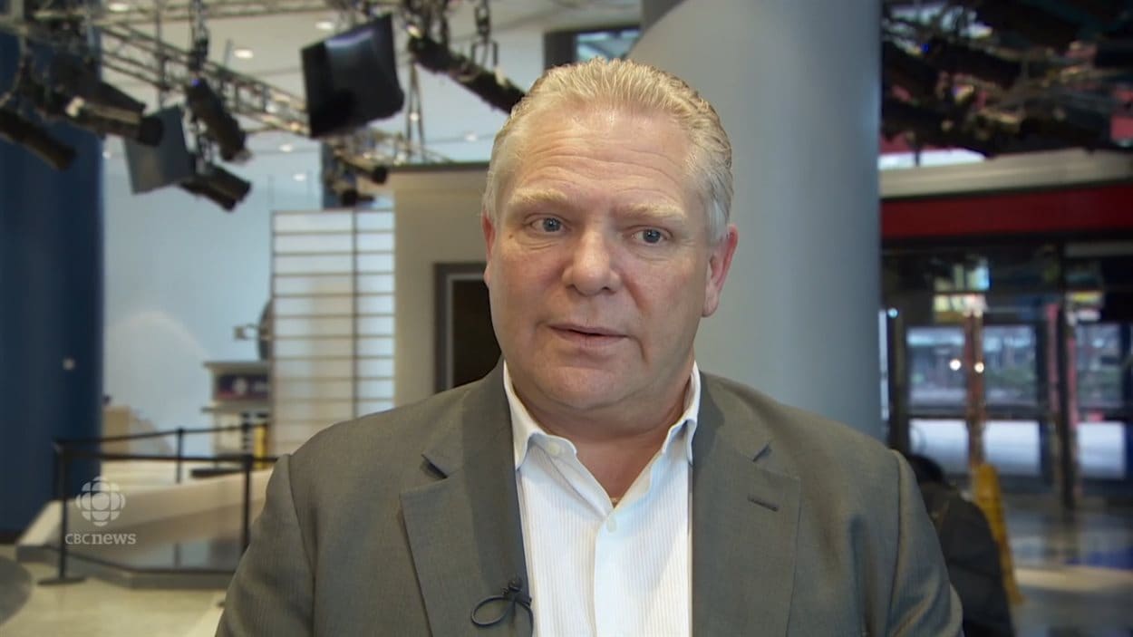 Doug Ford en entrevue à CBC