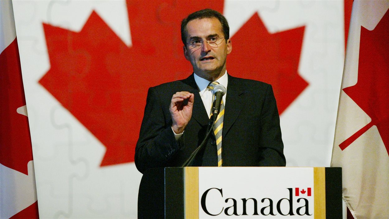 Jean Lapierre, en 2005, alors qu'il était ministre fédéral des Transports