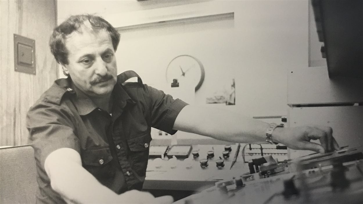 Jean-Guy Brassard, le premier technicien de la station de Radio-Canada à Windsor.