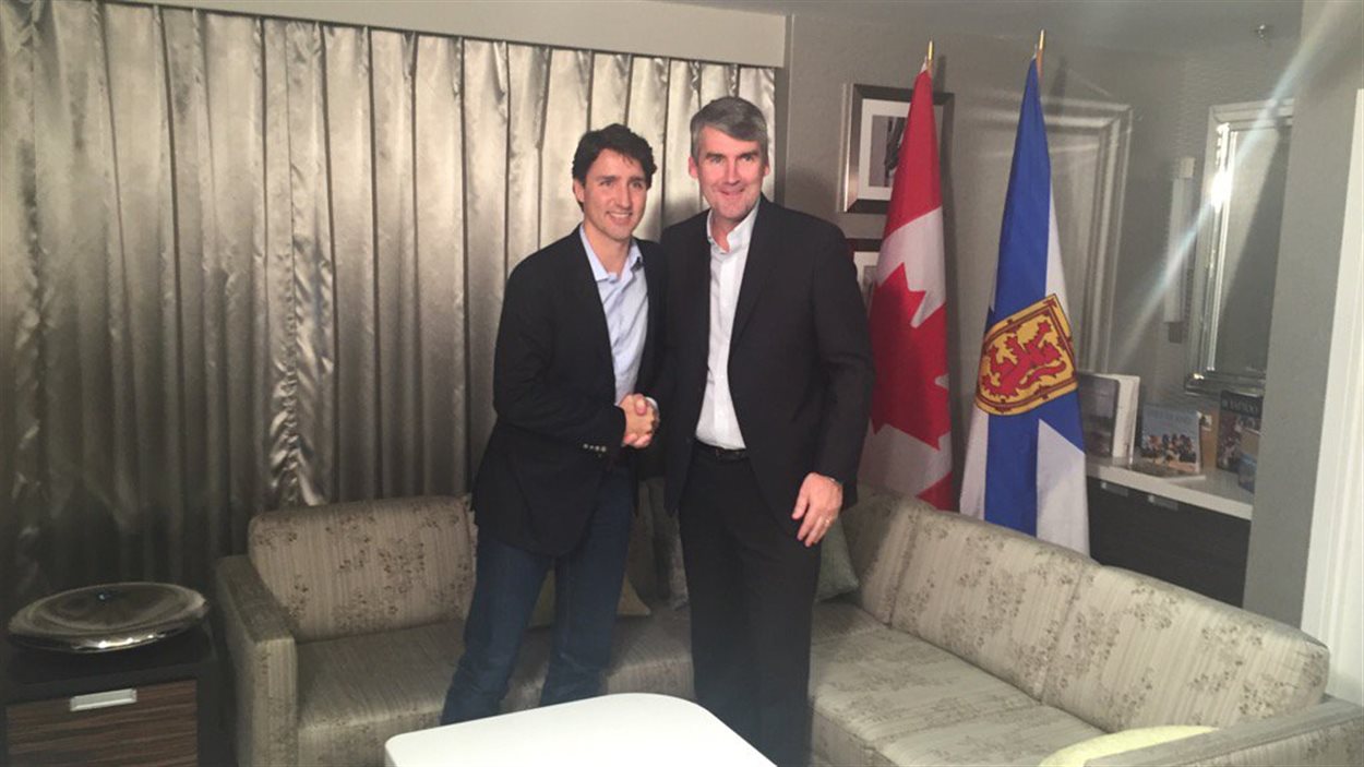 Justin Trudeau et Stephen McNeil
