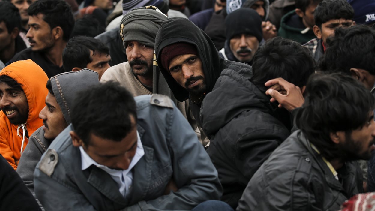 À peine arrivée, ces migrants risquent d'être renvoyés en Turquie.